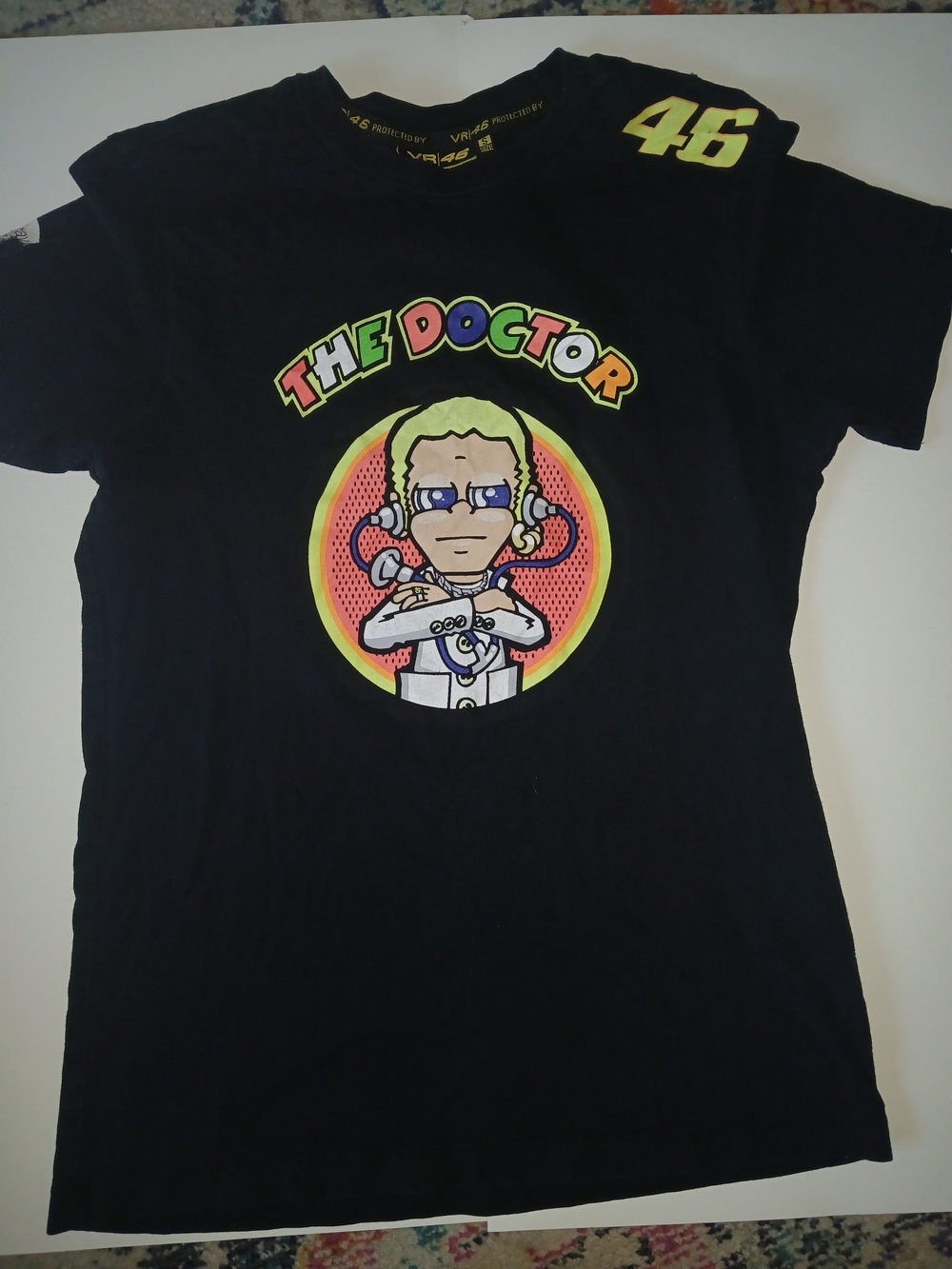 Preowned Valentino Rossi The Doctor Logo Shirt Size small